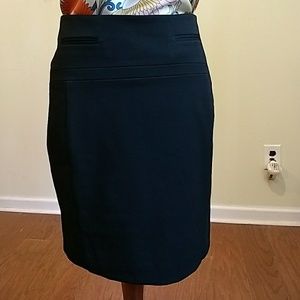 Express Stretch Pencil Skirt with Zipper